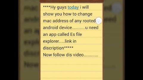 Change mac address of rooted android device