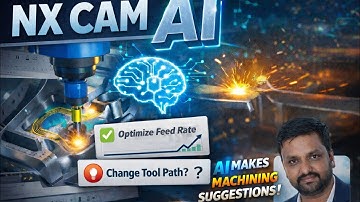 NX CAM AI-make machining suggestion Session 26 by N V Patil #siemensnx #NXX2512 #ai #aigenerated