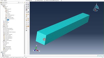 Abaqus Tutorial: Introduction to CAE #3 Mesh
