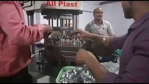 All plast bulb cap rotary injection moulding machine