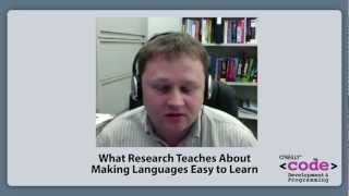 What Research Teaches About Making Languages Easy to Learn