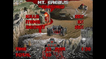 Beating the Doom 1 Par Times on Hurt Me Plenty: E3M6 (Mt. Erebus)