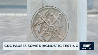 CDC pauses some diagnostic testing