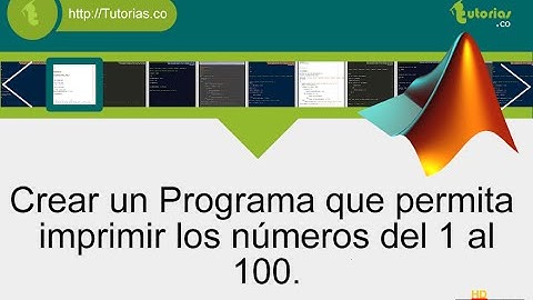 ciclo for – matLab (imprimir numeros del 1 al 100)