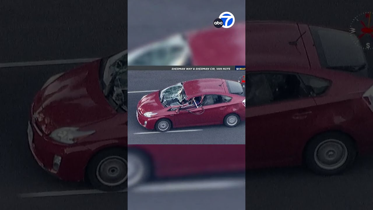 Wow Prius Driver Smashes Through Gate During Police Chase