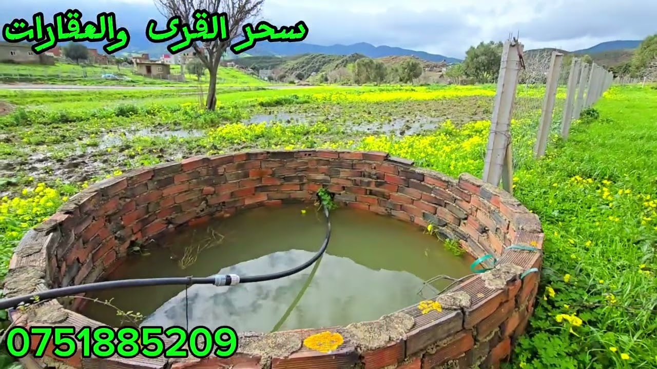 دار وغرسة محفظة غزالة فيها أشجار مثمرة مساحة 600متر0751885209نواحي القصر الصغير طنجة 