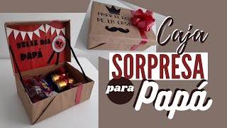 DIY Caja SORPRESA para PAPÁ || REGALO DÍA del PADRE - YouTube