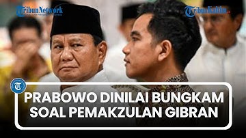 Prabowo Dinilai Masih Bungkam soal Usulan Pemakzulan Gibran, Pengamat: Picu Semangat Purnawirawan