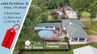 [Home For Sale -  4009 McAllister St. Milan, TN 38358]