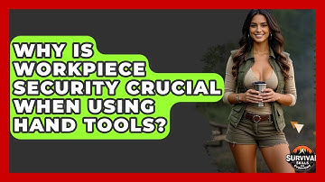 Why Is Workpiece Security Crucial When Using Hand Tools? - Survival Skills for Everyone