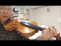 バイオリンのト長調の音階と分散和音について