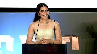 Actress Rukmini Vasanth Speech at TOXIC Movie Trailer Launch Event | Yash | News Buzz