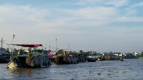 Kỉ niệm thăm Chợ Nổi CÁI RĂNG của Lacativi tại CẦN THƠ