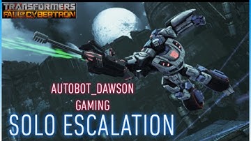 Transformers Fall of Cybertron-SOLO ESCALATION ON ANCIENTS! (AUTOBOT JAZZ)