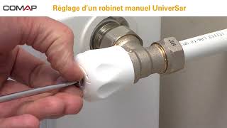 Réglage d'un robinet manuel Universar 