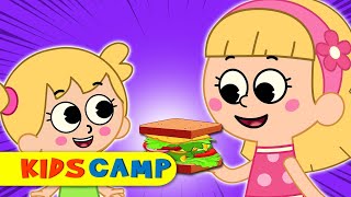 whats in your sandwich elly eva picnic kidscamp nursery rhymes kids songs