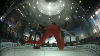Alysha's first indoor skydive