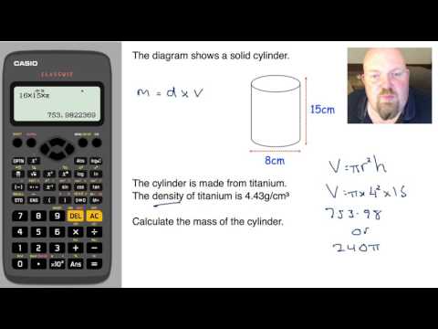 Video: How To Find The Mass Of A Cylinder