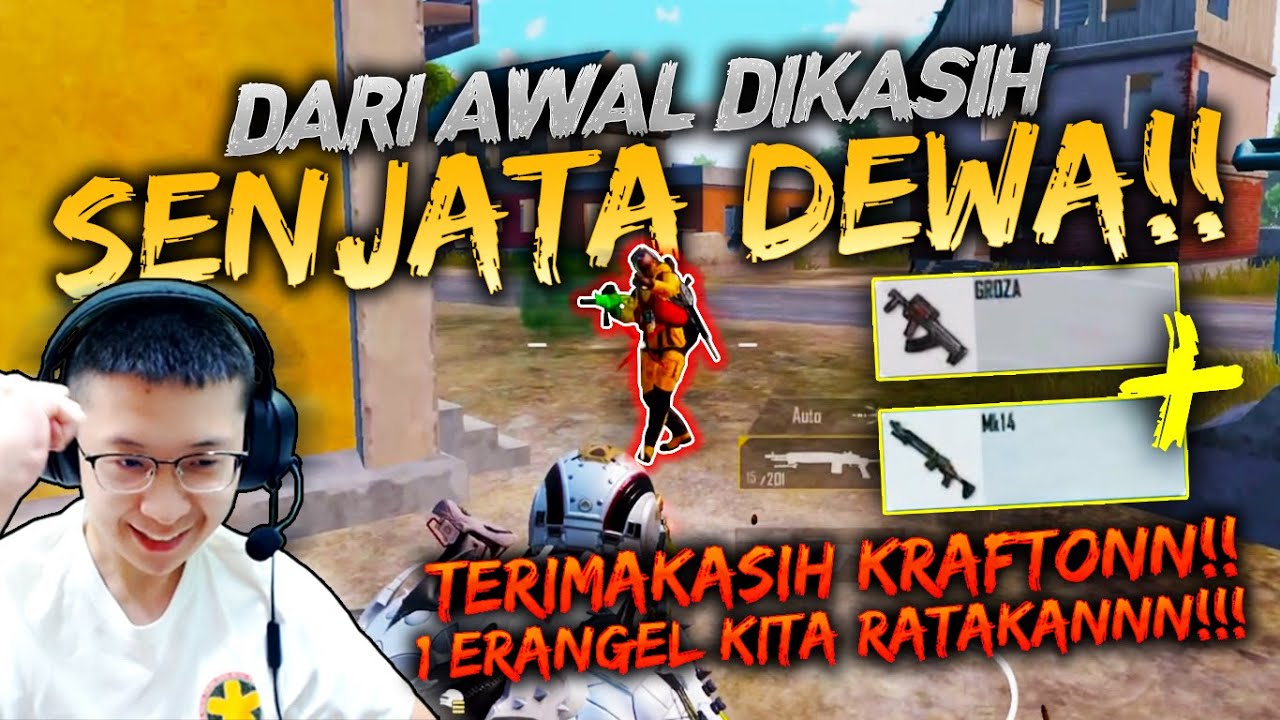 DARI AWAL DIKASIH SENJATA DEWAA!! SATU ERANGEL RATA!! TERIMAKASIH KRAFTON!I| PUBG MOBILE INDONESIA