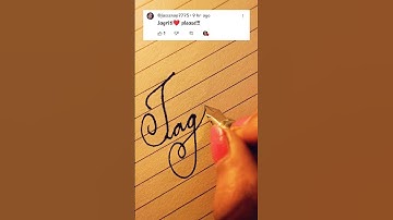 Writing a name "Jagriti" in calligraphy #shorts #youtubeshorts #satisfying  #trending #Viral