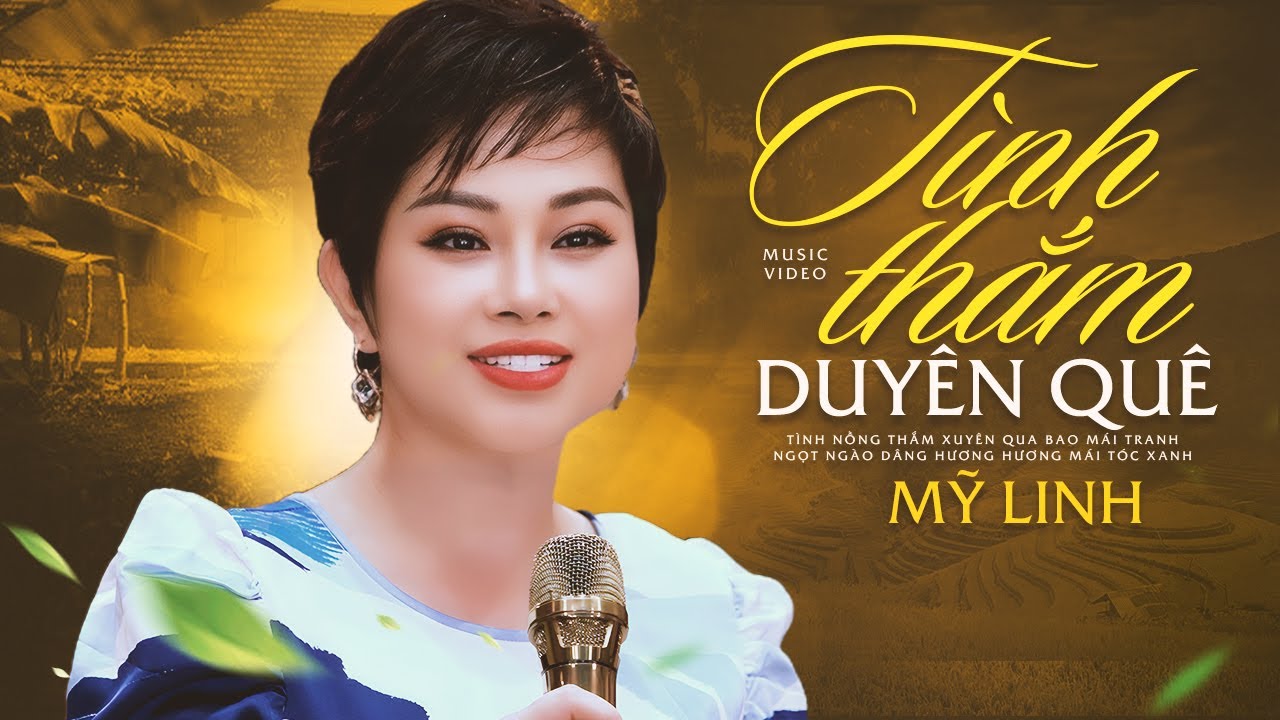 Giọng Hát Dân Ca Thắm Đượm Tình Quê ♡ LK Tình Thắm Duyên Quê - Mỹ Linh ☆ Dân Ca Ba Miền Để Đời