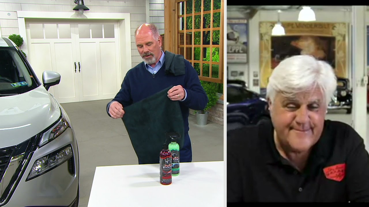 Jay Leno's Garage car cleaning products are on sale at QVC