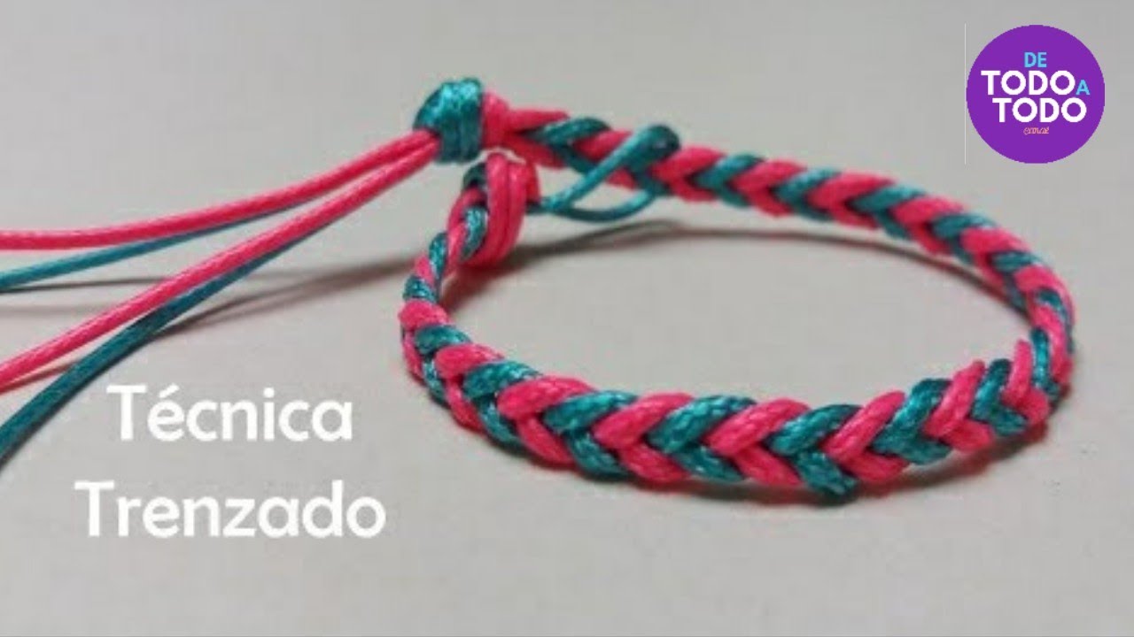 Como hacer pulseras con gomas fácil