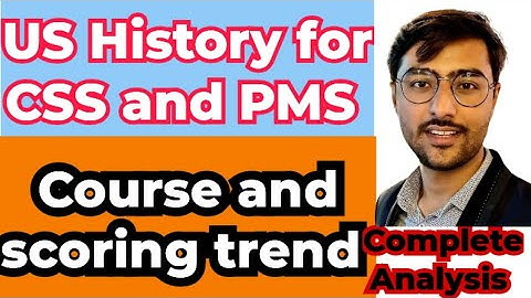 US history course outline and past paper css 2023 by Sir Taseer syed #css #ushistory