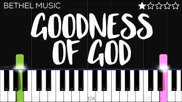Bethel Music - Goodness Of God | EASY Piano Tutorial