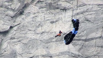 Close Call - BASE jumping | Canopy Twist