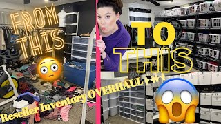 I GOT ORGANIZED using TOTESCAN QR Inventory System!! Reseller Inventory REDO + EXTREME ROOM MAKEOVER