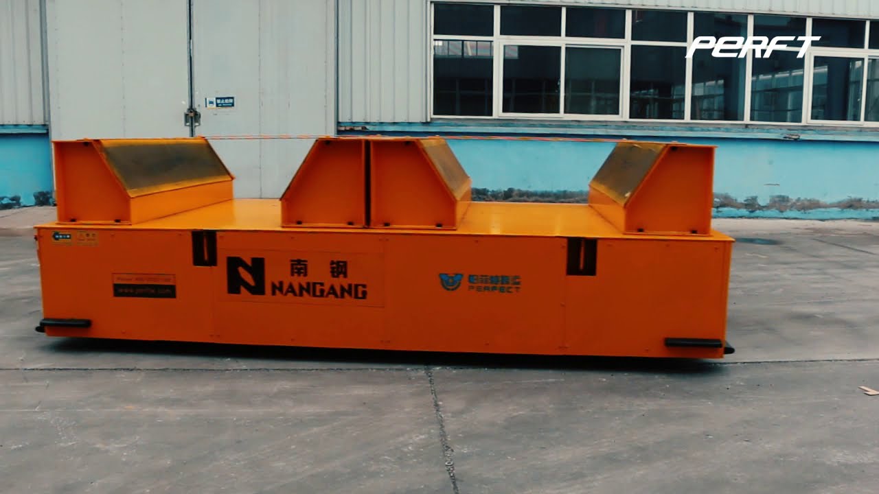 electric transfer trolley foundry parts transfer carts steerable ...