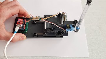 Машина для рисования c ЧПУ на arduino mini plotter