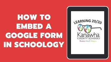 How to Embed a Google Form in Schoology