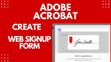 Adobe Acrobat Signature Using Web Form