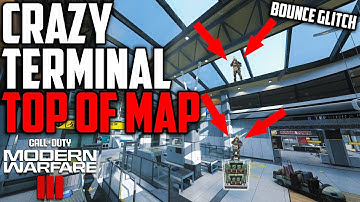 Modern Warefare 3 Glitches NEW EASY SOLO Top Of Map Glitch On Terminal