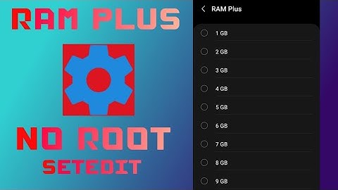 increase performance with ram plus SetEdit
