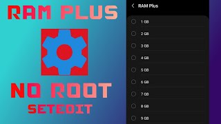 increase performance with ram plus SetEdit