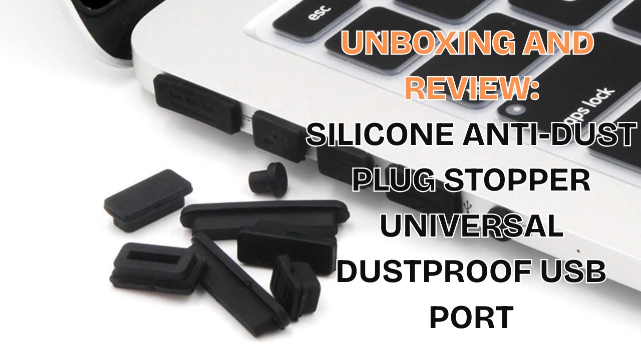 SILICONE ANTI-DUST PLUG STOPPER UNIVERSAL DUSTPROOF USB PORT - YouTube