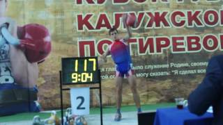 Владимир Смирнов. Рывок одной рукой 128. гиря 32. Кубок губернатора КО 2016