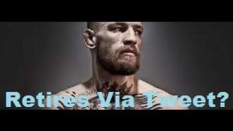 Conor McGregor Announces Retirement From UFC Randomly On Twitter?