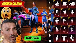 ÜNLÜ YAYINCI LOBİME GELDİ!!!emoji vs (heyCEK) PUBG MOBİLE 