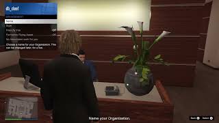Grand Theft Auto 5 How to name your Organization