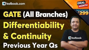 GATE Previous Year Maths Questions | Continuity & Differentability Problems | GATE Maths Solutions