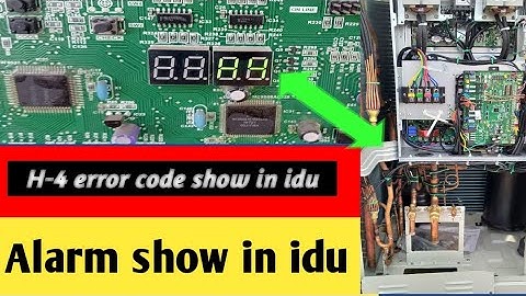 Carrier VRF 24 HP AC H-4 Error|||Midea vrf error code h-4 #technicalbappigoswami77