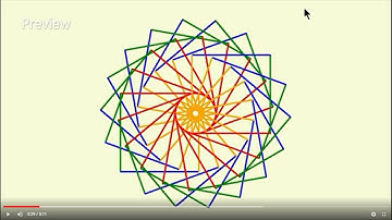 Python Turtle: Rotating Square