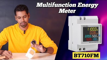 Best Multifunctional Single Phase Energy Meter | BlackT BT710FM 6-in-1 Electricity Monitoring Meter