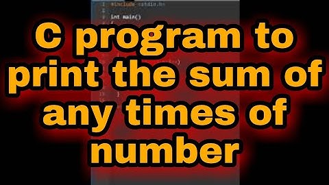 C program to print the sum of any times of number || #shorts #code #coding #coder #reels #game