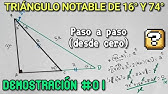 Un Interesante Triangulo Notable 75 Y 15 Conclusiones Youtube