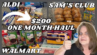 Discover What $200 Buys at ALDI, Sams Club, Walmart // ONE Month Grocery Shop with Me by The Long Run with Joel and Christy 384 views 2 months ago 9 minutes, 4 seconds